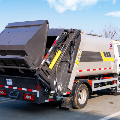 Versatile Mounting Options Commercial Waste Compactor 5 Cubic Meter Capacity