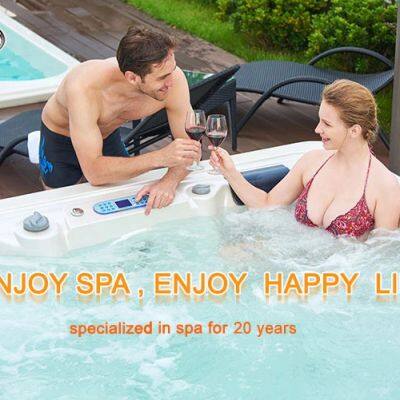 Outdoor Hot Tub Swim Spa Outdoor Swimming Spa Tub With Gecko System photo-3