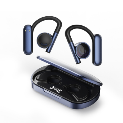 Stereo Ows Earbuds Factory Supply Ear Hook Earphone Gaming LCD Display Open Ear ENC Headphones photo-5