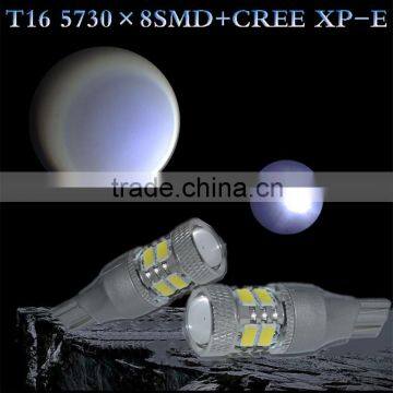 hot product automobile parts T15 8smd 5630 with creechip car auto led bulb light