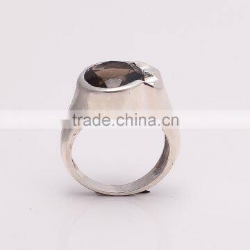 SMOKY RING ,925 Sterling Silver Jewelry Wholesale,WHOLESALE SILVER JEWELRY,SILVER EXPORTER,SILVER JEWELRY FROM INDIA photo-3
