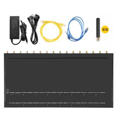 Low price for 2g16 goip sk voip gateway support IMEI change/goip gateway 16 for call sms support API SMPP
