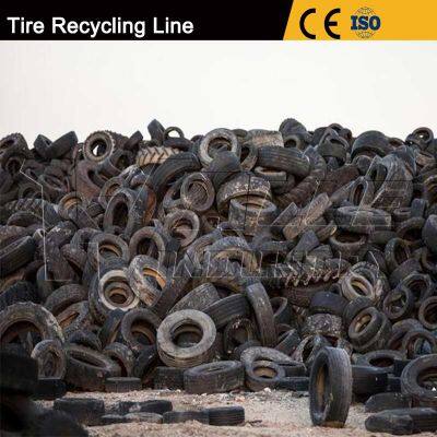 Hard Drive Motor Directly Connect Double Shaft Tire Shredder Tire Crushing Machine
