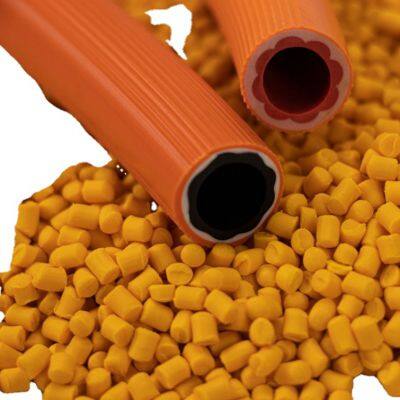 Soft Extrusion PVC Compound Crystal PVC Materials for Garden Hose Braided Flexible Hose Granules