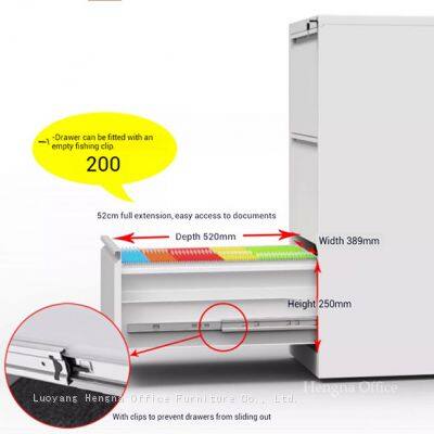 Premium Vertical File Storage for Hobart Library & Institution With Eco-friendly Electrostatic Coating & 50kg Drawer Loading Capacity photo-3