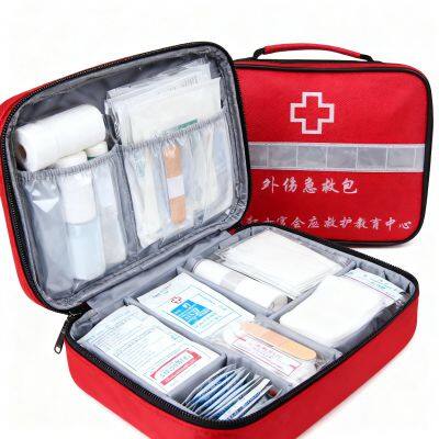 Professional Trauma First Aid Kit with Comprehensive Medical Supplies for Emergency Wound Care and Injury Treatment