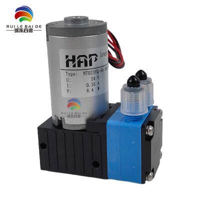 Original HAP NT023YQ-HA600H 24V brushed ink supply pump. Desired ink supply diaphragm pump for inkjet printer.