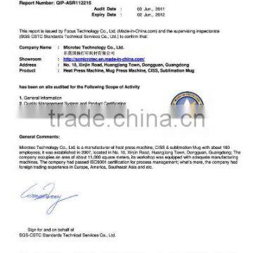 Supplier Assessment Report