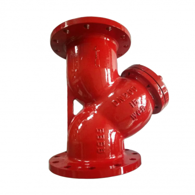 DIN Cast Steel 304 Flange Y-Type Strainer Filtre à haute pression et à forte charge pour tuyaux, écran de filtre pour installations industrielles, vanne à vapeur