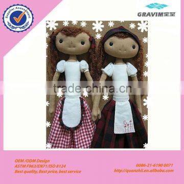 cute long hair girl doll toy