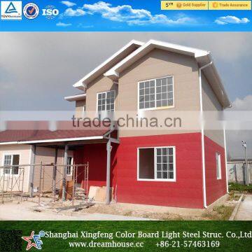 economic light steel Villa/prefabricated house for sale in china