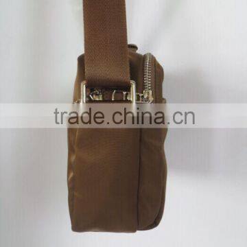 Brown Coffee Small Casual Waterproof Men Daily Shoulder Bag Handbag Messenger Bag photo-3