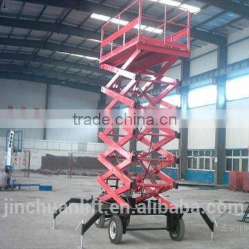 1.35~18m, 0.3 ton inground car scissors lift /scissor car lift flush /small electric scissor lift