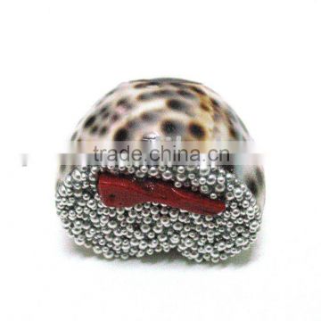 Coral ring,snail ring,shell ring RP0322