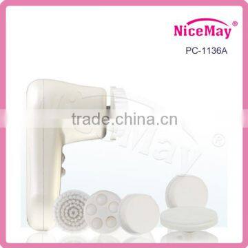 battery operated facial cleansing brush, facial massager brush