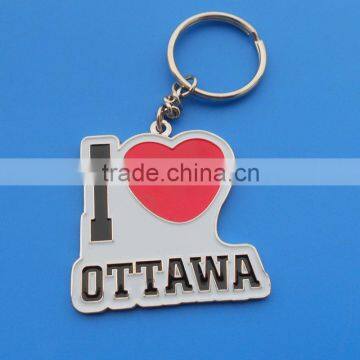 I love Ottawa custom promotional key chain with factory price