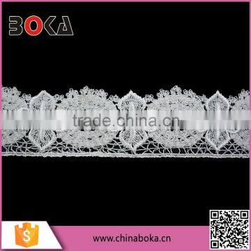 2015 3D Embroidery Flat Lace Trim For Dress Decoration