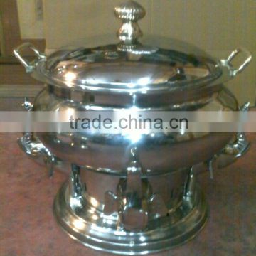 Steel Cheffing Dish, Wedding & Party utensils, food serving dish, hot keeping dish, Catering item, Hotel & Restaurant utensils