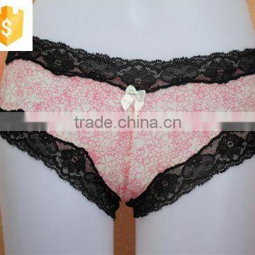 Top Female Underwear Special Embroidered Design Mature Women Panties Lace Sexy Panty