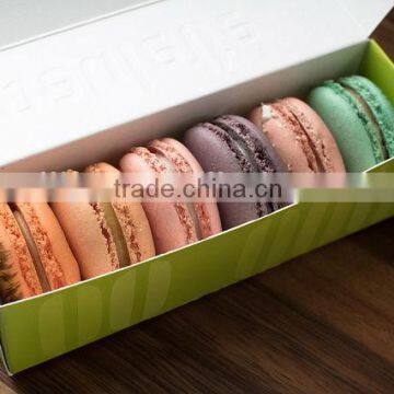 Wholesale custom printed 6 units pack macaron box