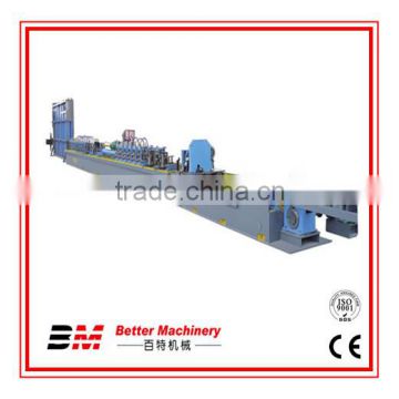 Welded steel pipe making mill