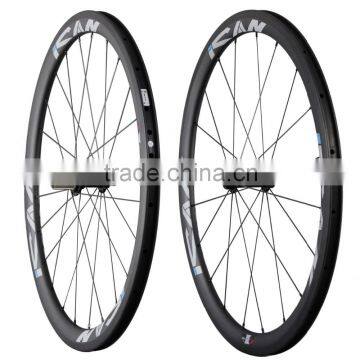 40mm road clincher carbon wheels light weight bicycle carbon bike wheel 700c wheel set