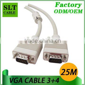 SLT High Quality 25M VGA Male to VGA Male Cable 15pin for Computer Monitor Projector Laptop Hdtv LCD Etc Multimedia photo-2