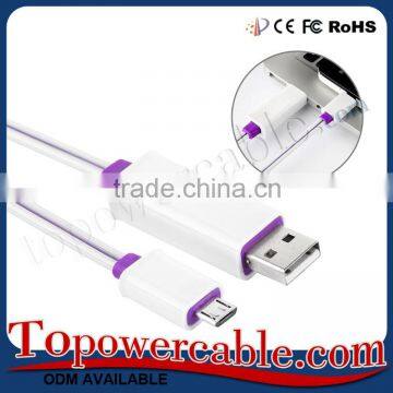 2016 Hot New Products Visible Flow LED Light USB Charging Sync Cable photo-2