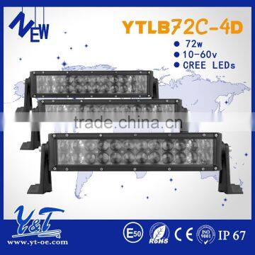 2015 New 13.5 inch 4D Light Bar China Factory 72w Led Light Bar