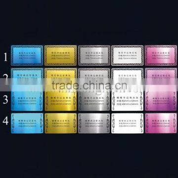 New! High Quality Cheap Membership Cards Print Metal Business Cards Made From China photo-2