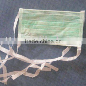 3-Ply Non-Woven Face Mask With Tie