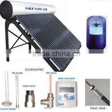 solar power system: Integrated & Pressurized solar water heater with Porcelain Enamel inner tank