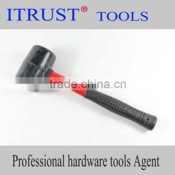 Fiber Glass Handle Rubber Mallet Hammer HM9001