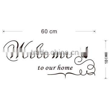 Welcome to Our Home Quote Removable Vinyl Decal Decals Wall Sticker Stickers Home Decor DIY Butterfly photo-5