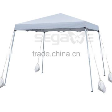 Deluxe10' X 10' White Gazebo EZ Pop Up Canopy Pop Up Tent Sun UV Rays Shade