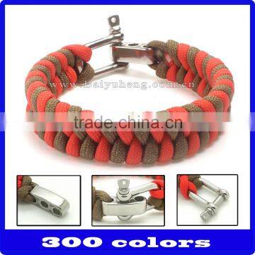 Metal Paracord Bracelet Paltes Buckle photo-5