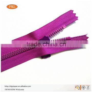 100% Polyester Tape Zipper for Mens Jackets Derlin Teeth #5 Close End Plastic Zipper photo-3