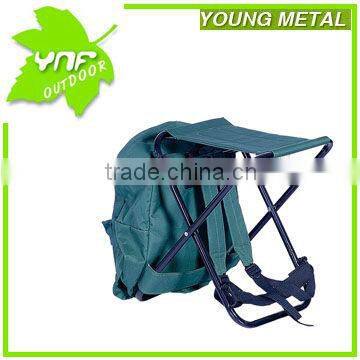 Fishing stool with rucksack