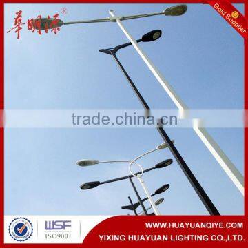 Best sale galvanized steel tapered square light pole