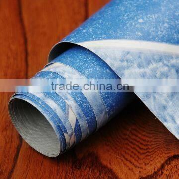 PVC floor covering/ indoor marble vinyl roll/ plastic flooring