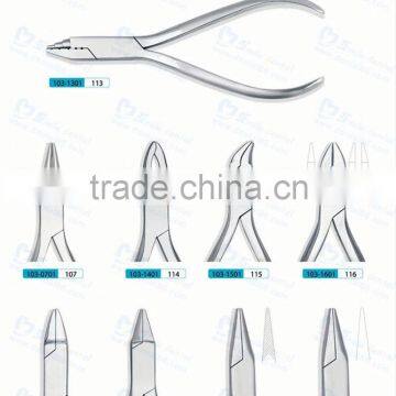 Laboratory pliers dental instrument for dental use dental instrument box