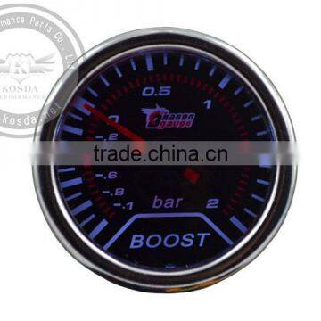 Motor Spare Parts Car 52mm Car Universal Pointer Bar Turbo Boost Gauge Meter Smoke Tint Len LED