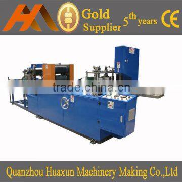 HX-170/400(300) paper napkin making machine with two colors printing and double embossing