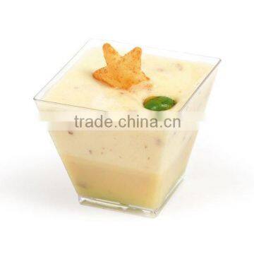 hard plastic clear minidesserts cups