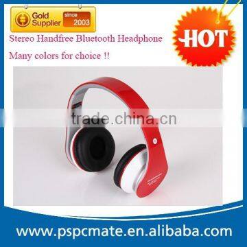 Folding Stereo Handfree Bluetooth Wireless MP3 Headphone Support TF card and FM