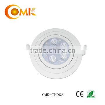 CE ROHS approved 18W white round recessed led downlight the lamp