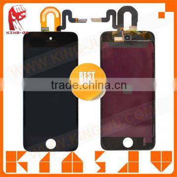 King-Ju 100% tested For ipod 5 lcd + display replacement,Original lcd + touch replacement for ipod5