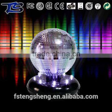 Battery operated led mirror ball table lamp, led party ball light