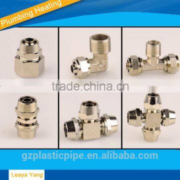 new arrive elbow and shoulder protector oem brass pipe elbow underfloor heating pipe fittings brass male thread elbow
