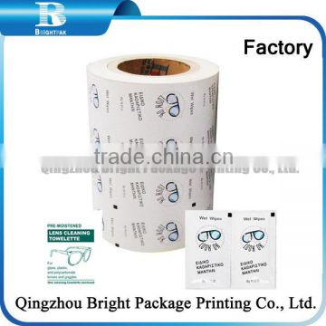 aluminium foil wrapping paper for alcohol prep pad, Laminated Aluminum Foil Paper for perfect finish wipes